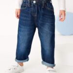 Denim Dark Wash Mom Jeans