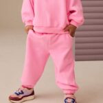 Bright Pink Cuffed Sweat Joggers