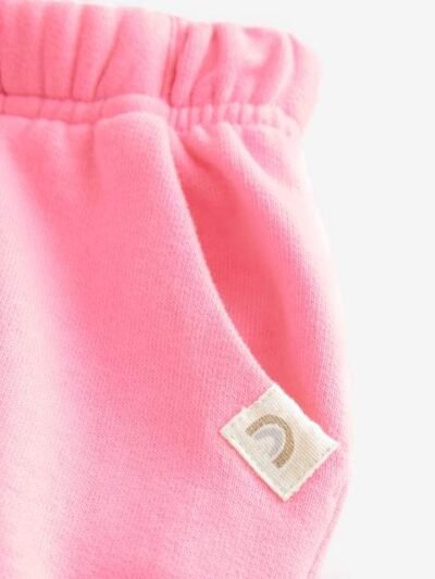 Bright Pink Cuffed Sweat Joggers