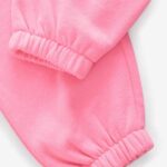 Bright Pink Cuffed Sweat Joggers