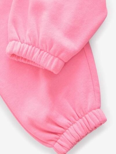 Bright Pink Cuffed Sweat Joggers