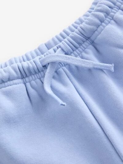 Blue Wide Leg Sweat Joggers