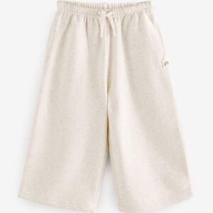 Oatmeal Wide Leg Sweat Joggers