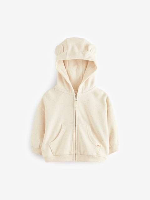 Oatmeal Zip Through Hoodie