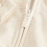 Oatmeal Zip Through Hoodie