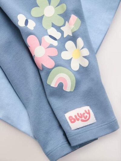 Blue Bluey Top and Leggings Set