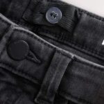 Washed Black Regular Fit Stretch Jeans