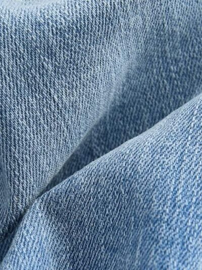 Mid Blue Regular Fit Stretch Jeans