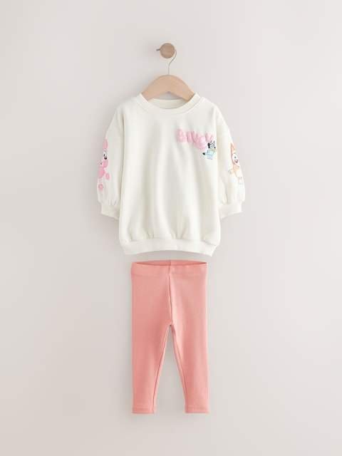 Cream Bluey Sweatshirt and Leggings Set