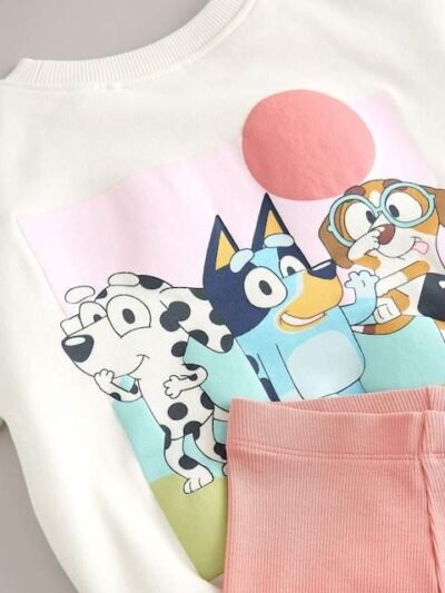 Cream Bluey Sweatshirt and Leggings Set