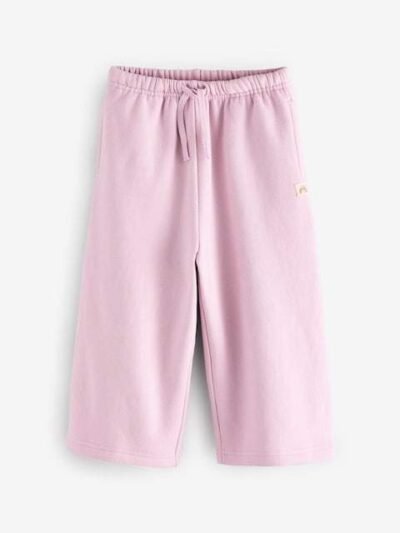 Pink/Blue/Oatmeal Wide Leg Joggers 3 Pack