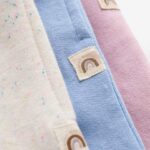 Pink/Blue/Oatmeal Wide Leg Joggers 3 Pack