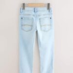 Bleach Wash Regular Fit Stretch Jeans