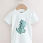 Dark Teal Blue Twill Hooded Overshirt and T-Shirt Set