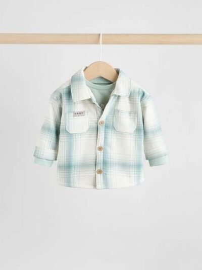 Minerals Baby Shacket Top and Trousers 3 Piece Set