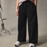 Black Wide Leg Joggers