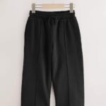 Black Wide Leg Joggers