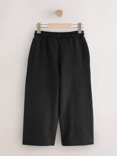 Black Wide Leg Joggers