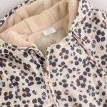 Animal Printed Hooded Nylon Baby Pramsuit