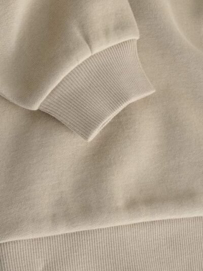 Cement Back Printed Crew Neck Jersey Sweatshirt