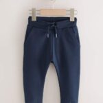 Navy Blue Classic Jersey Joggers