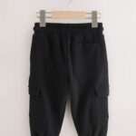 Black Soft Touch Jersey Utility Joggers