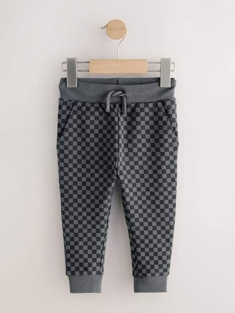 Black/Grey Classic Jersey Joggers