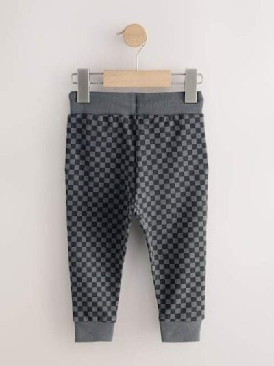 Black/Grey Classic Jersey Joggers