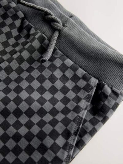 Black/Grey Classic Jersey Joggers