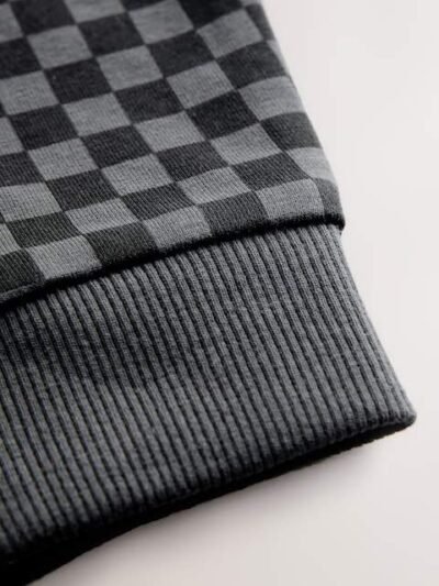 Black/Grey Classic Jersey Joggers