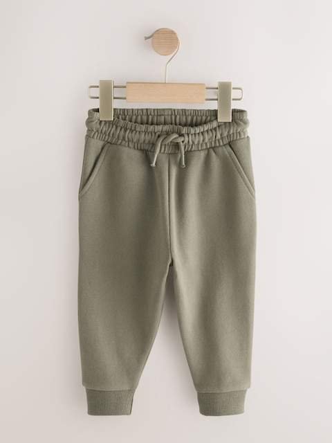 Khaki Green Slim Fit Soft Touch Jersey Joggers