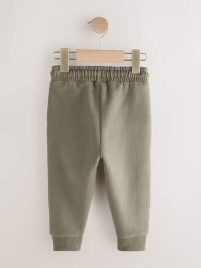 Khaki Green Slim Fit Soft Touch Jersey Joggers
