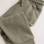 Khaki Green Slim Fit Soft Touch Jersey Joggers