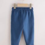 Blue Slim Fit Soft Touch Jersey Joggers