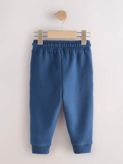 Blue Slim Fit Soft Touch Jersey Joggers