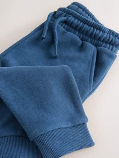 Blue Slim Fit Soft Touch Jersey Joggers