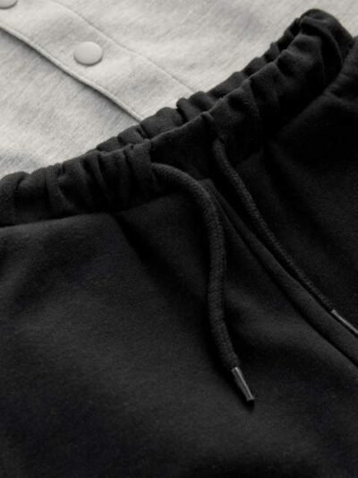 Grey T-Shirt And Joggers 3 Piece Set