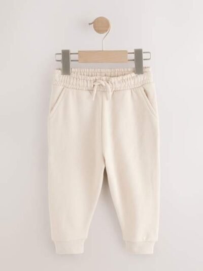 Khaki Green/ Rust Brown/ Ecru Soft Touch Joggers 3 Pack