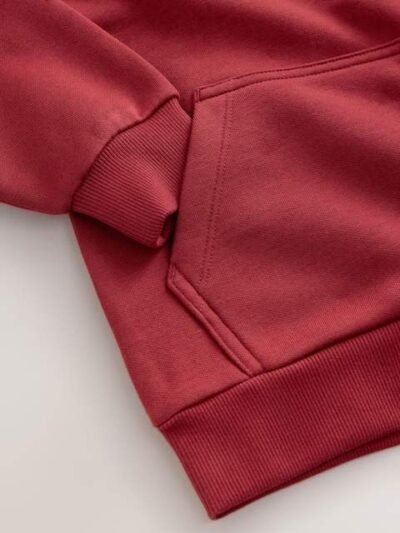 Black/Red Colourblock Hoodie Set