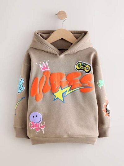 Stone Vibes Older Boys Graphic Print Hoodie