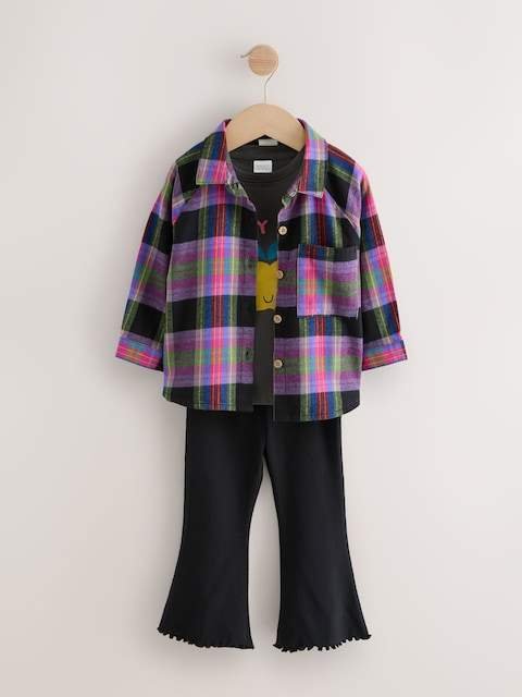 Multi Shirt T-Shirt And Leggings Set