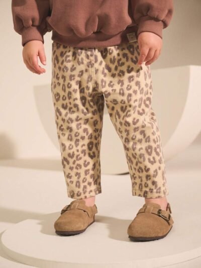 Leopard Print Mom Jeans