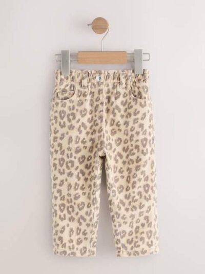 Leopard Print Mom Jeans