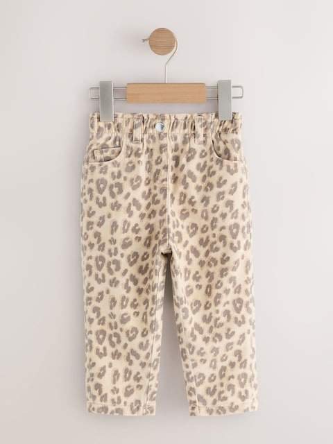Leopard Print Mom Jeans