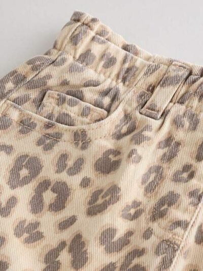 Leopard Print Mom Jeans