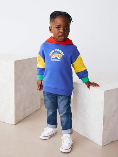 Multi Colourblock Paw Patrol Hoodie