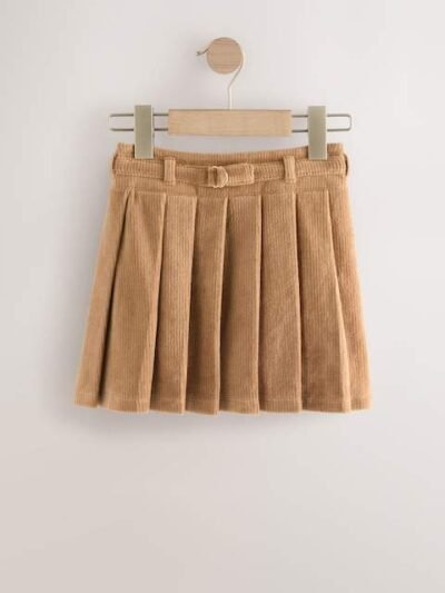 Camel Brown Cord Skirt