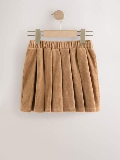 Camel Brown Cord Skirt