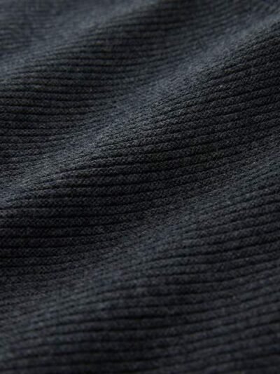 Charcoal Grey Zip Through Cardigan