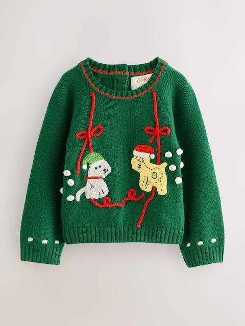 Green Cath Kidston Christmas Jumper